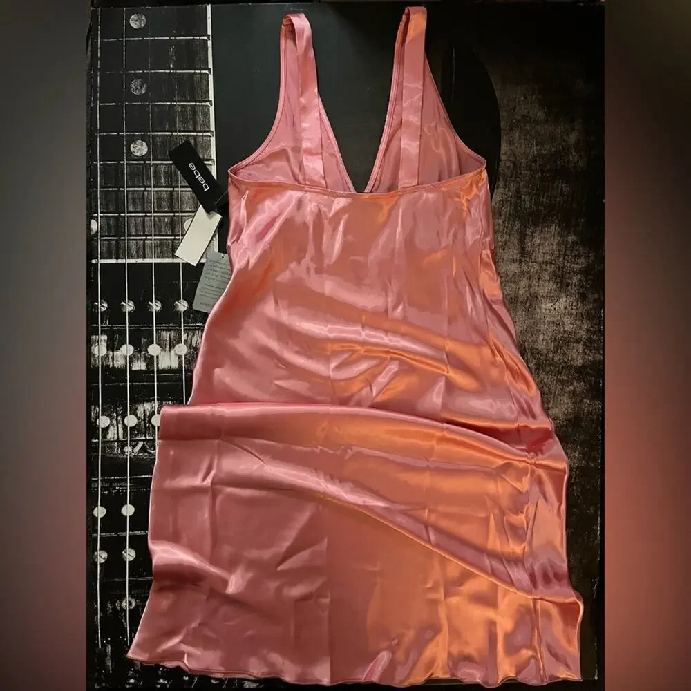 bebe nwt satin